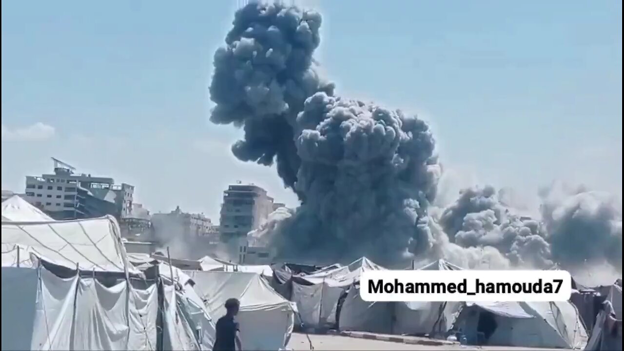 BREAKING: ISRAEL CONTINUES TO BOMB AND DESTROY TOWERS IN GAZA