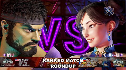 Kuya Kalbo SF6 Ranked Match Roundup. Chun Li Master Rank [Hori Fight Stick]