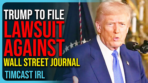 Trump VOWS To SUE Wall Street Journal Over Trump Epstein Letters Story, Trump Says FAKE NEWS