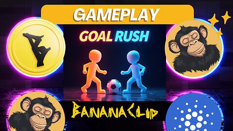 ⚽ Goal Rush Gameplay | Web3 Soccer Action on BananaClip.io! 🥅🔥