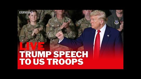 President Trump addresses US troops at base in Qatar