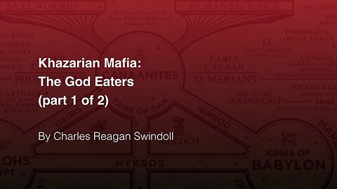 "Unveiling the Khazarian Mafia: Dive into 'The God Eaters' Part 1"