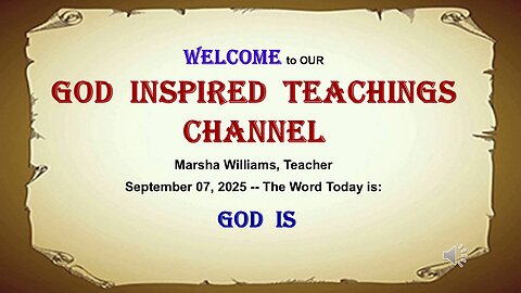 God Is