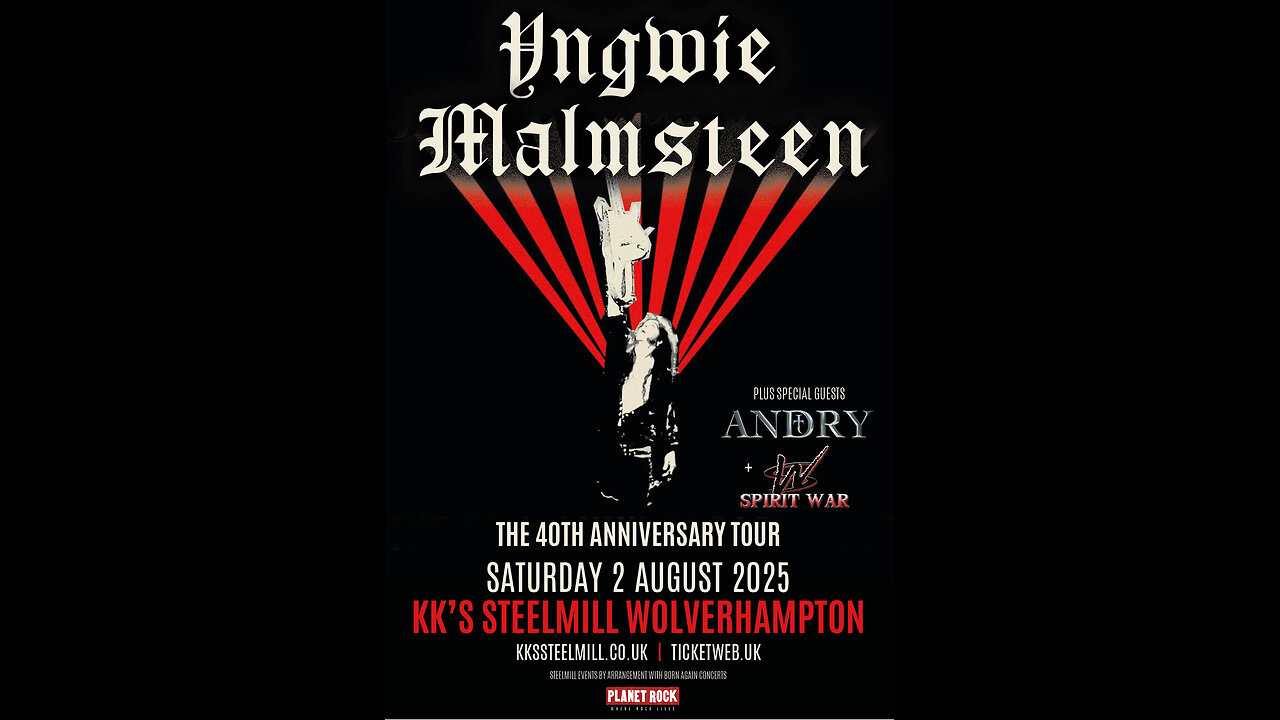 Malmsteen 2025 KK's Steel Mill 02/08/2025 Part I