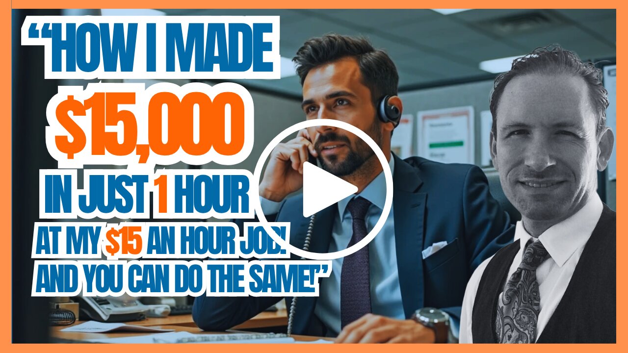 How Made $15,000 In Just 1 Hour At My $15 An Hour Job!