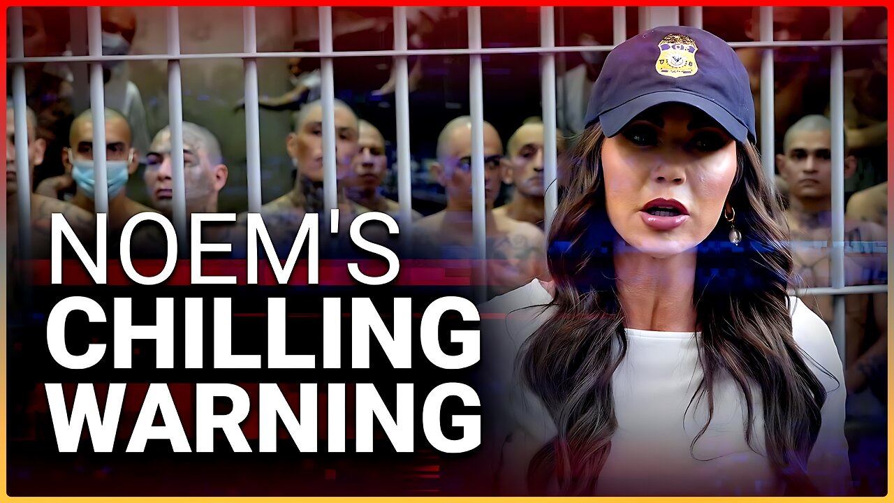 Inside El Salvador Prison πΈπ» Kristi Noem Has a Chilling Warning to Criminal Illegal Aliens