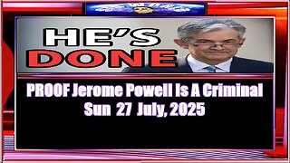 PROOF Jerome Powell Is A Criminal