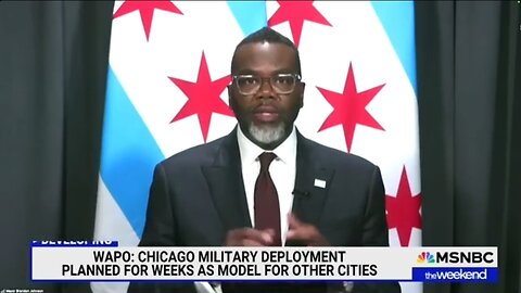 Chicago Mayor Calls On Chicago To Rise Up Against Trump If He Sends In Nat Guard To Fight Crime
			