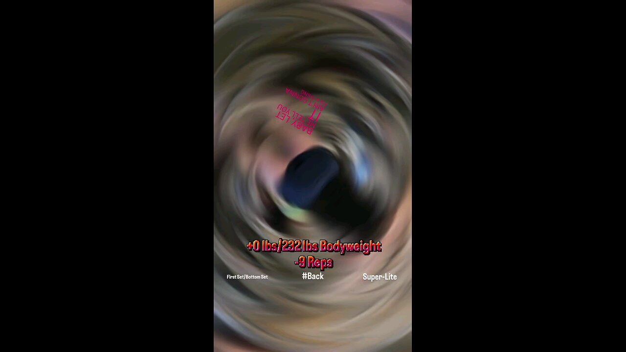 Bodyweight Pull-Ups @232lbs (Super-Lite) 💪