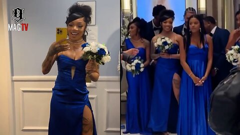 Glorilla Attends Her 1st Wedding & Is A Bridesmaid! 👰🏾