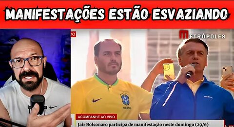 Ato Bolsonarista na Paulista foi menor que o anterior.