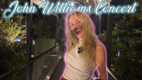 Russian Girl First Time At Hollywood Bowl!! John Williams Concert!!