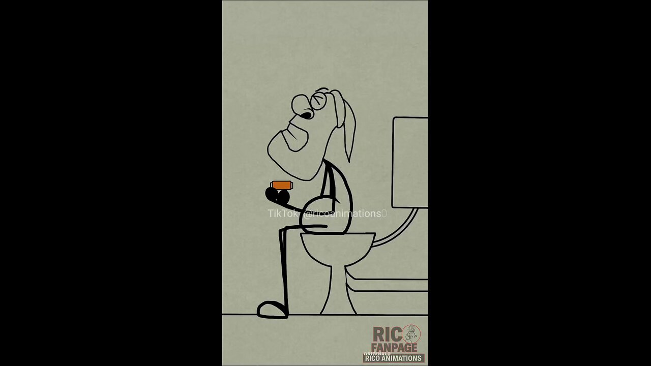 in the toilet and this happens 😂 | Rico Animations classics