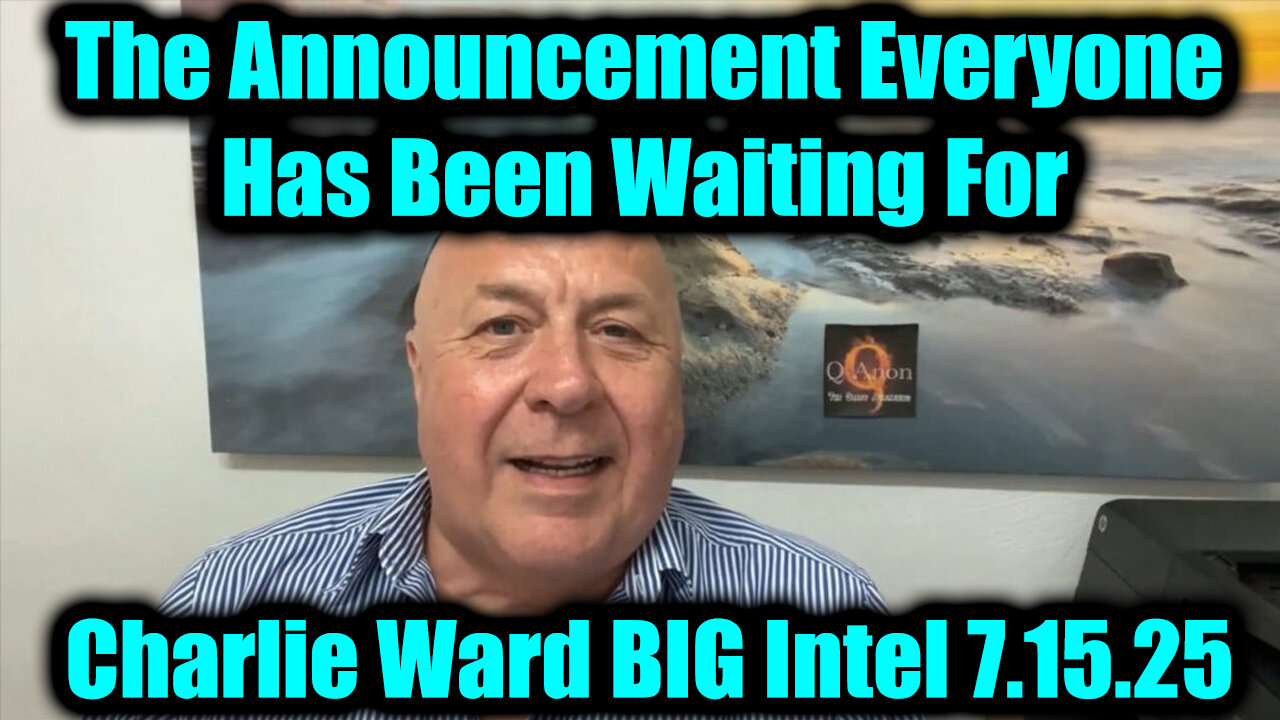 CHA. BIG Announcement. 7-15-25-AT-1PM-CST-10-EST #TRUTH