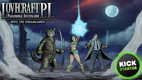 Lovecraft P.I. Into the Dreamlands Graphic Novel LIVE on KICKSTARTER
