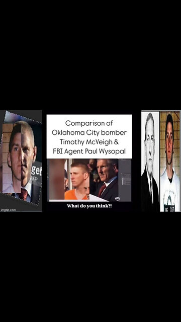 COMPARISON OF PURPORTED OKLAHOMA CITY BOMBER TIMOTHY MᴄVEIGH AND FBI AGENT PAUL WYSOPAL❗