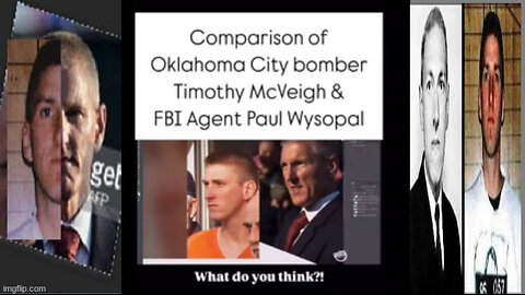 COMPARISON OF PURPORTED OKLAHOMA CITY BOMBER TIMOTHY MᴄVEIGH AND FBI AGENT PAUL WYSOPAL❗
