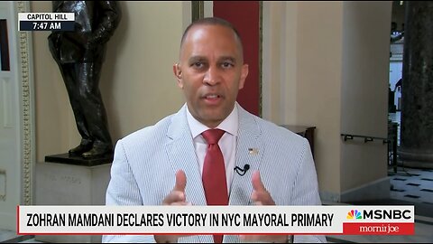 Hakeem Jeffries Dodges NYC Mayor Question And Starts Rambling About Trump