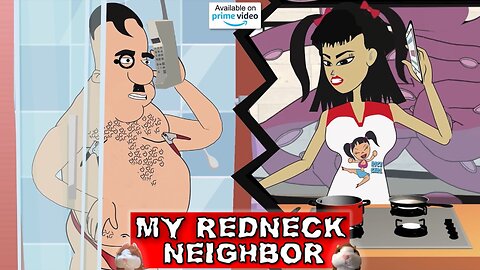 MY REDNECK NEIGHBOR - Crazy Asian Pranks Pig landlord Cartoon