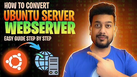 How to convert Ubuntu server into a webserver