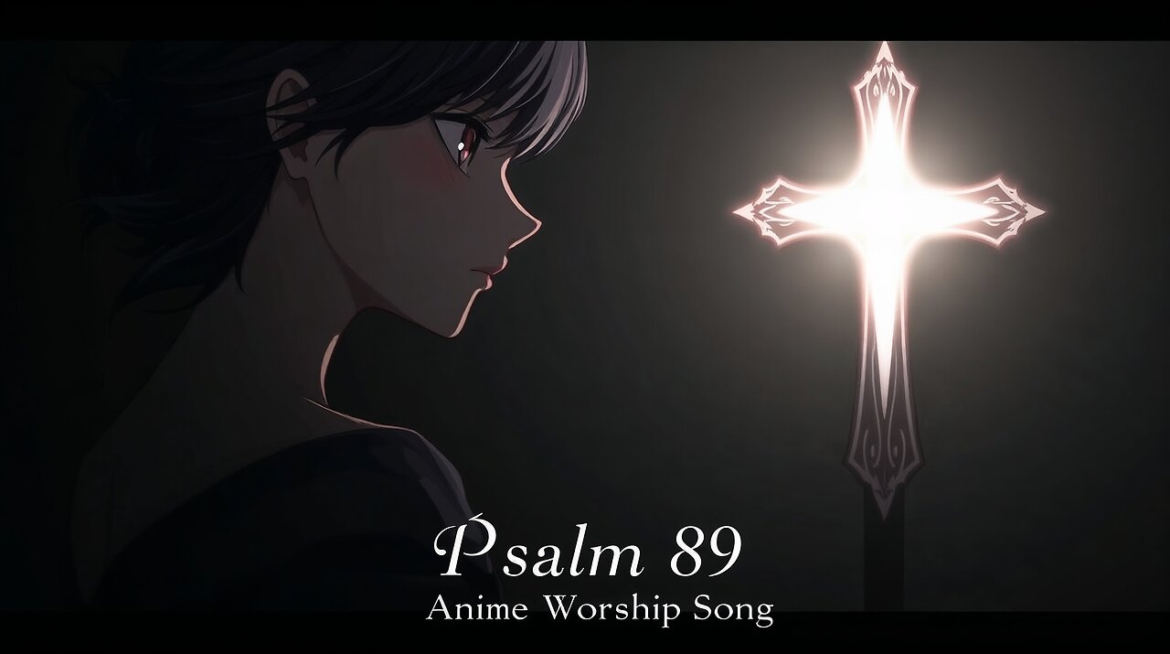Never-Ending Light 🌙✨ | Emotional Anime Worship | Based on Psalm 89:1-2 (NLT) | Soothing & Powerful