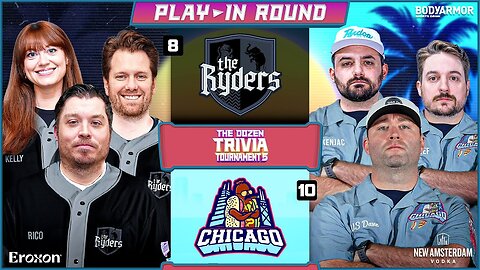 8-Ryders vs. 10-Chicago | Play-In Round, Match 3 - The Dozen Trivia Tournament 5