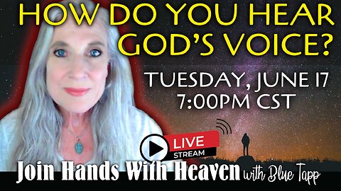 Blue Tapp LIVE! How Do You Hear God's Voice?