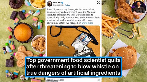 NIH Top Doc QUITS Instead of Admitting Research of Ultra Processed Foods Was BAD!