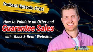 How to Validate an Offer with “Rank & Rent” Websites with Josiah Ryan