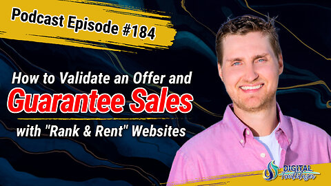 How to Validate an Offer with “Rank & Rent” Websites with Josiah Ryan