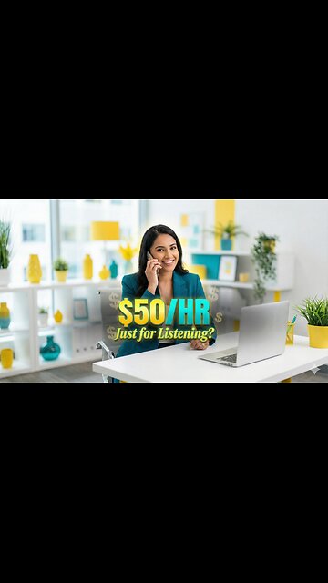 This Side Hustle Pays $50/Hour Just for Listening (Most People Don’t Know!)