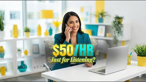 This Side Hustle Pays $50/Hour Just for Listening (Most People Don’t Know!)