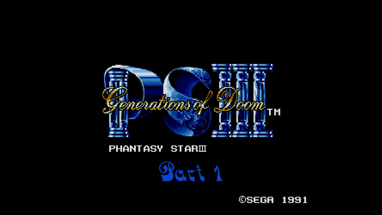 Phantasy Star 3 part 1 (genesis)