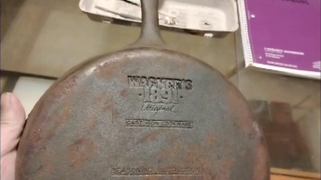 Restoring a Yard-sale Find, Wagner 8" Cast Iron Skillet