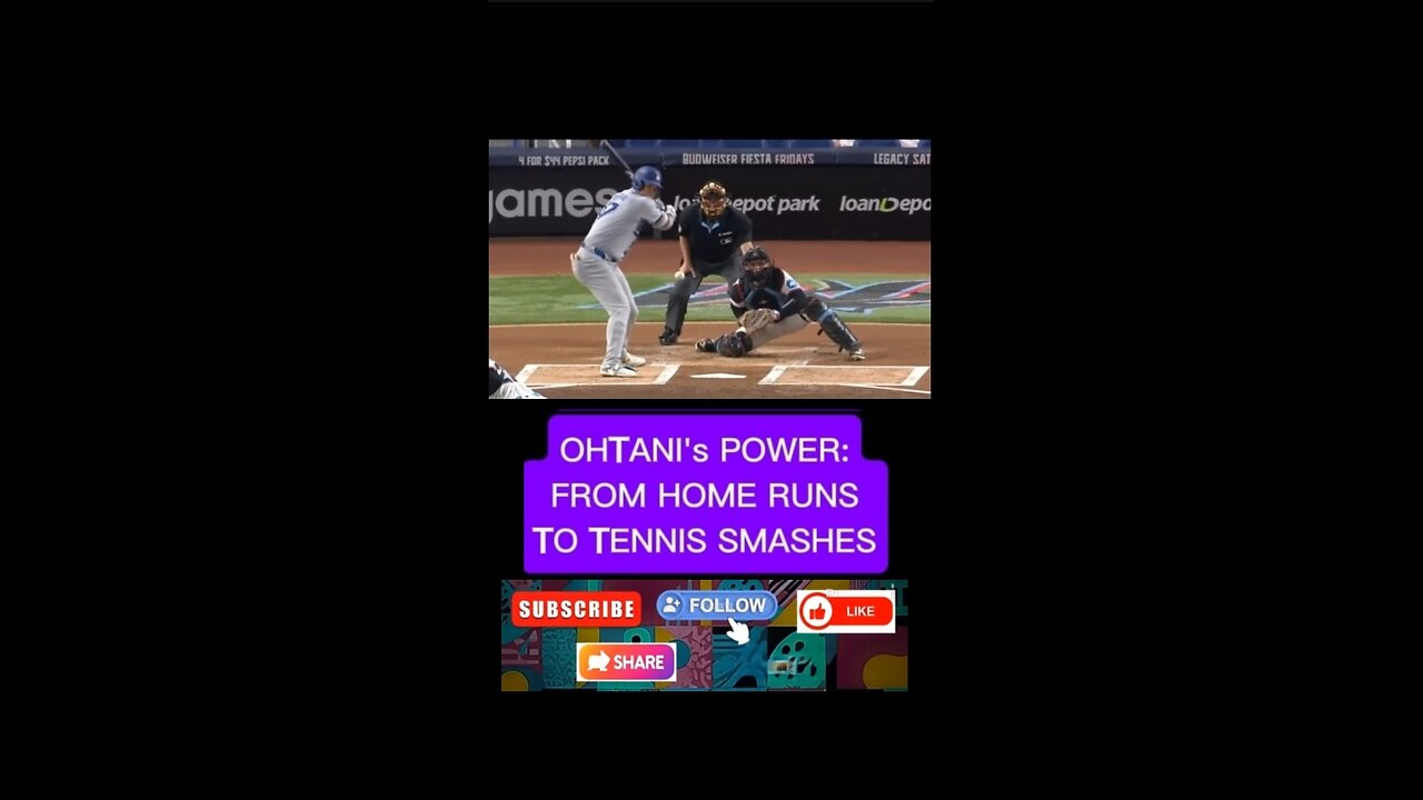 Baseball Legend: OHTANI's From Home Runs And Tennis Smashes