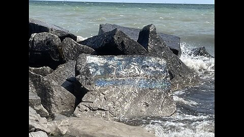 Rock Painting at the Beach