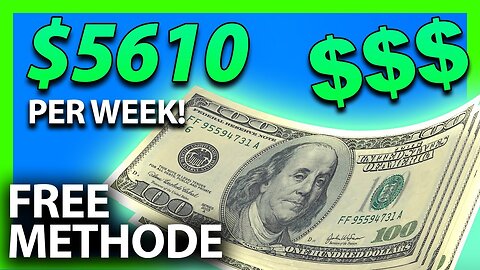 FREE MONEY Earn $5610 EACH WEEK DOING THIS -FREE METHOD- |