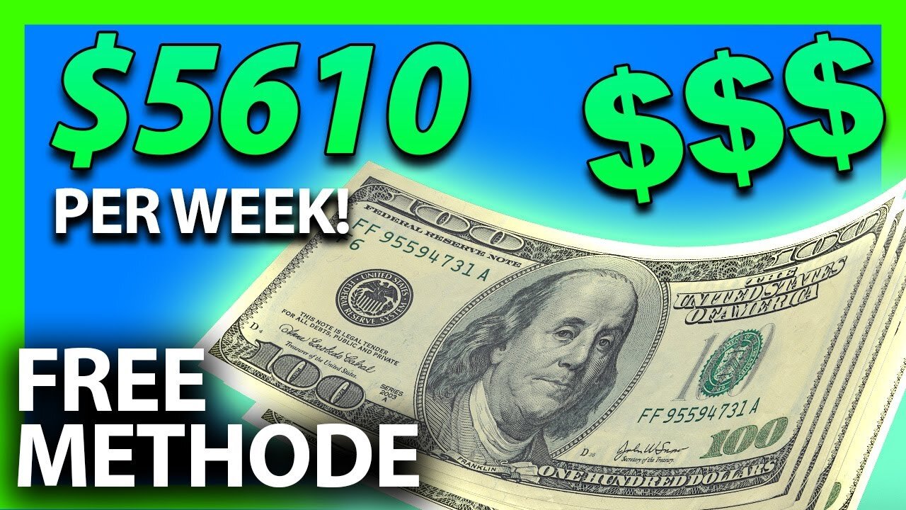 FREE MONEY Earn $5610 EACH WEEK DOING THIS -FREE METHOD- |