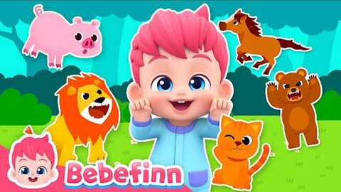 ABC Animals | Alphabet Songs for Kids | Bebefinn Nursery Rhymesg