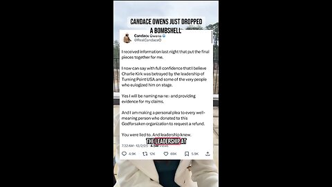 TPUSA Betrayal Candace Release