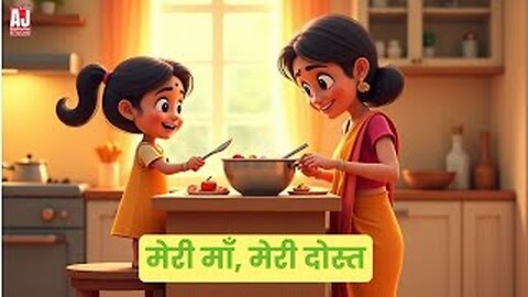 Meri Maa Meri Dost 🌸 | Mother’s Day Special Song | AJ Studio Kids