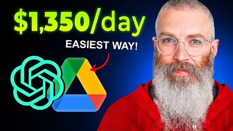 Can You Earn $1,350/Day with This ChatGPT + Google Drive Trick? (No Selling, 100% Free)