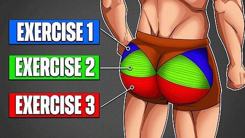 ✅The ONLY 3 Glute Exercises You Need After Age 40 💯