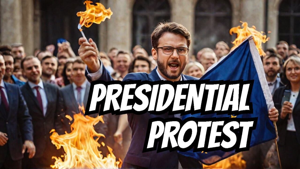 Poland President Candidate Sparks Controversy with EU Flag Burning