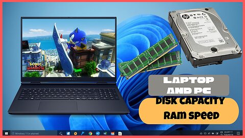 Check Hard Disk Size & RAM Speed on Laptop | Easy Windows Method