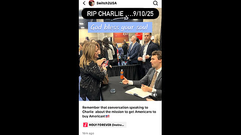 Thank you, Charlie Kirk