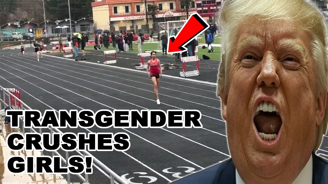 Oregon BREAKS THE LAW! Allows TRANSGENDER to DESTROY girls by 7 seconds at track meet! PUNISH THEM!