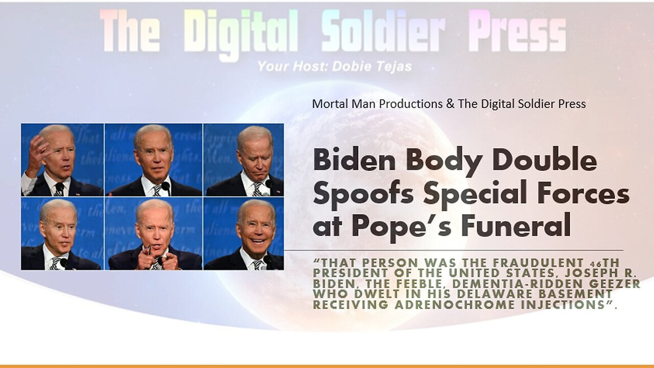 Biden Body Double Spoofs Special Forces at Popes Funeral
