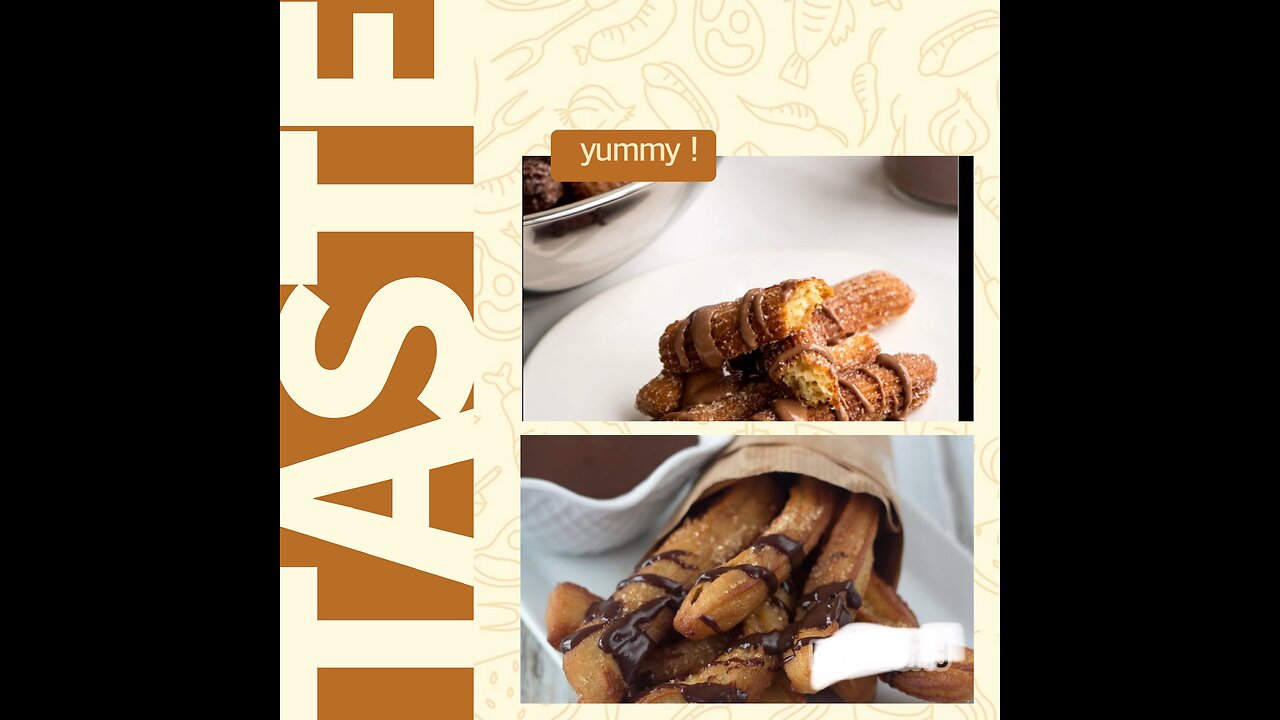 Churros with chocolate sauce!!