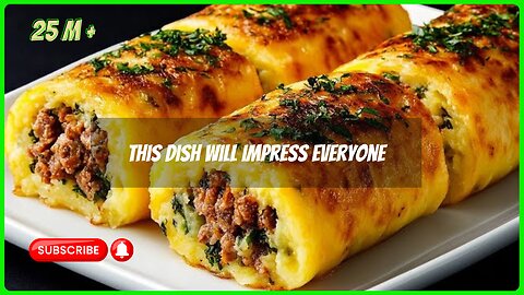 Do you have potatoes and 300 g minced meat?! This dish will impress everyone immediately!